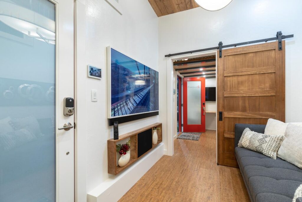 Commercial TV and audio installation for business space in Connecticut