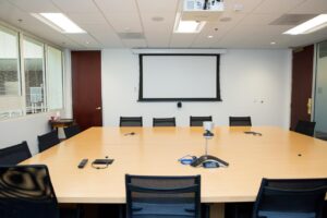 Commercial audiovisual installation for office and retail spaces