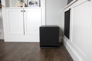 Professional subwoofer placement for balanced sound quality